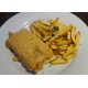 150g FISH & CHIPS - smažená treska v pivním těstíčku + hranolky  NOVINKA !!!